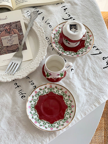 YASUKI Jonathan Vintage Chic Ceramic Tea Cup from YASUKI