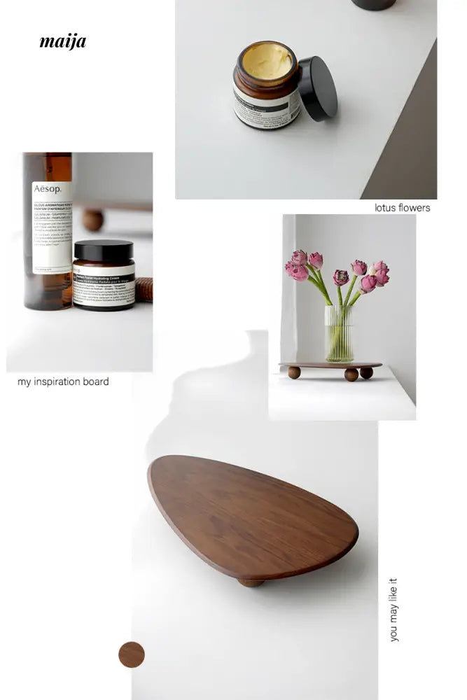 Nadine Oak Platform Tray from supermooi