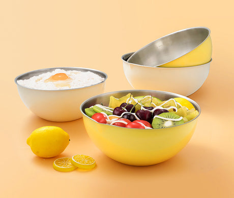 SUCO Akihiko Elegant Stainless Steel Salad Bowl from SUCO