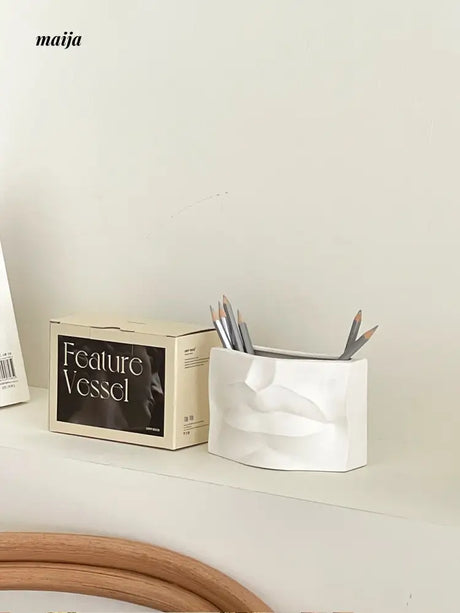 Michael Facial Feature Ceramic Vase from URFF