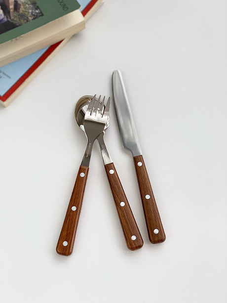 YASUKI Jinwoo Elegant Vintage Spoon - Stainless Steel Kitchenware from YASUKI