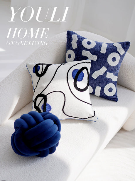 YOULI Jasper Luxe Modern Blue Sofa Set from YOULI
