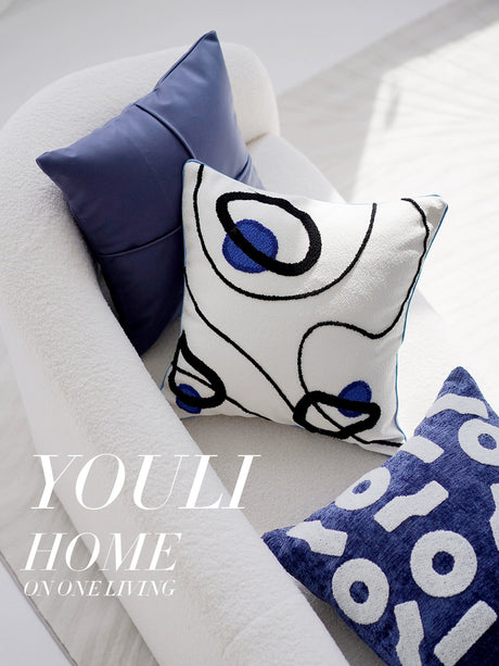 YOULI Jasper Luxe Modern Blue Sofa Set from YOULI