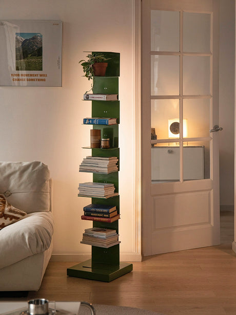 LAIMO Beatrix Stylish Artsy Corner Shelf - Living Room Furnishing from LAIMO