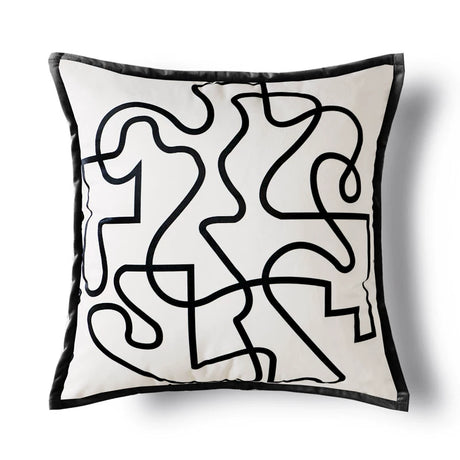 YOULI Jasper Luxe White Line Pillow Set from YOULI