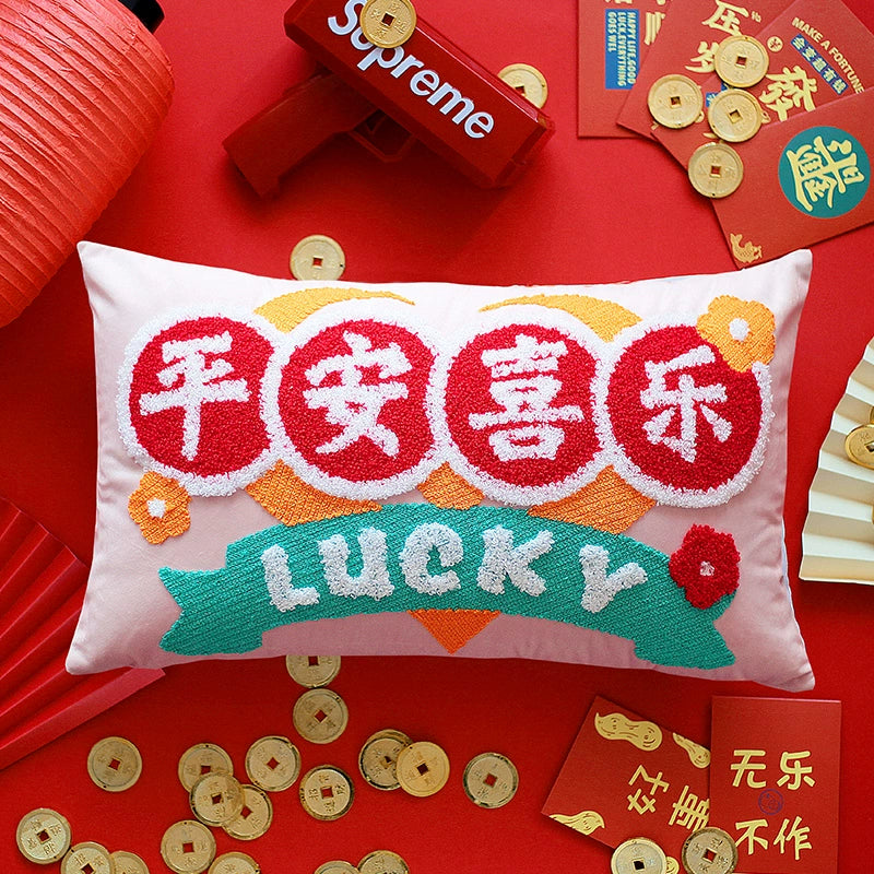 YOULI Seraphina Festive 3D Lion Pillow from YOULI