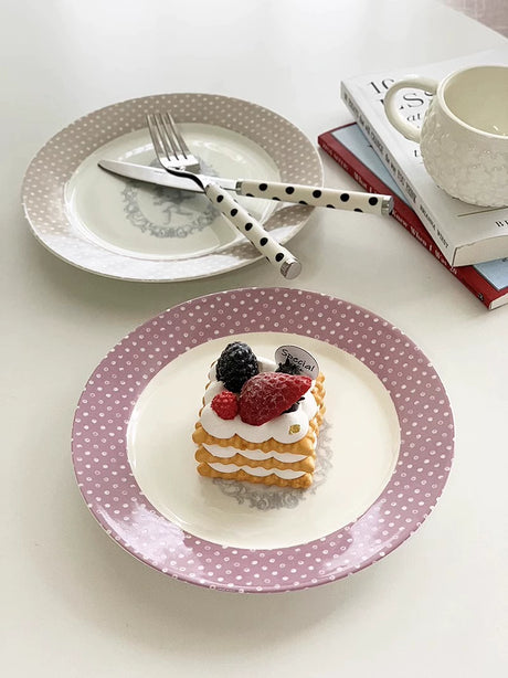 YASUKI Elowen Elegant Ceramic Dinner Plate from YASUKI