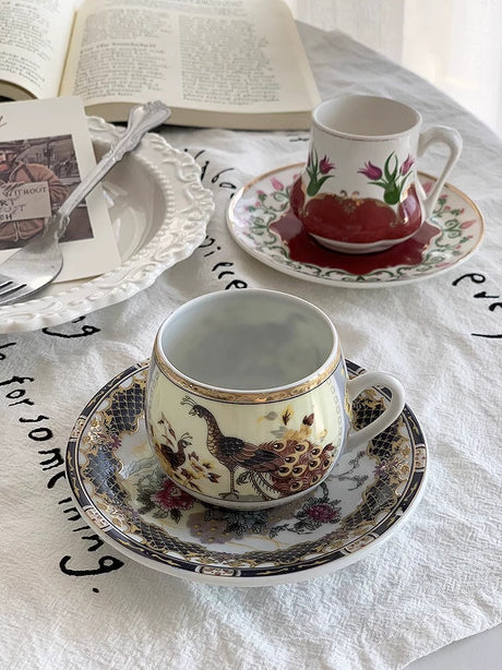 YASUKI Jonathan Vintage Chic Ceramic Tea Cup from YASUKI