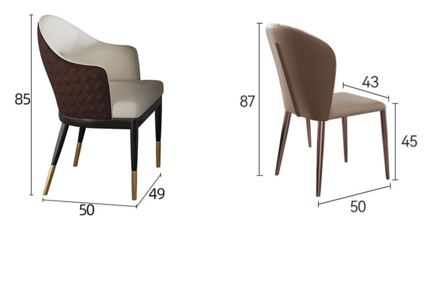 QUANMU Seraphina Elegant Italian Retro Dining Chair from QUANMU