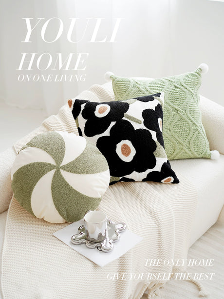 YOULI Arabella Retro Flowered Pillowcase - Light Luxury Style from YOULI