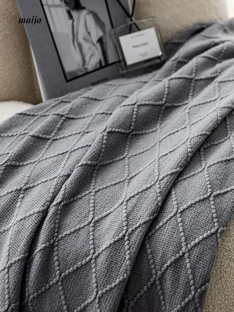 Rhombus Tassel Throws from hellolife