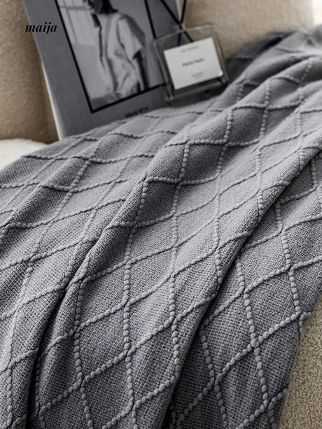 Rhombus Tassel Throws from hellolife