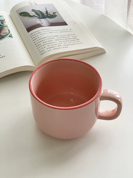 YASUKI Arabella Fuchsia Capacious Ceramic Coffee Mug 300ml from YASUKI