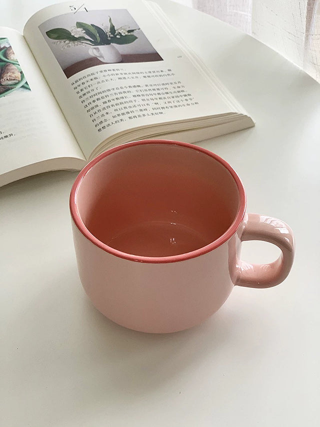 YASUKI Arabella Fuchsia Capacious Ceramic Coffee Mug 300ml from YASUKI