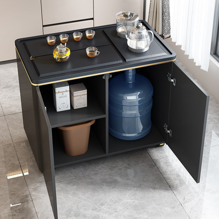 QUANMU Isadora Elegant Modern Balcony Tea Cart from QUANMU