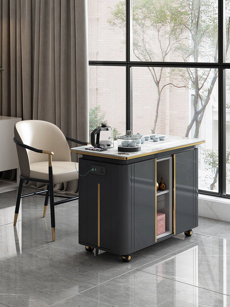 QUANMU Seraphina Chic Contemporary Coffee Table Set from QUANMU