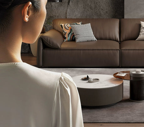 FASATI Eloise Vibrant Soft Cowhide Sofa from FASATI