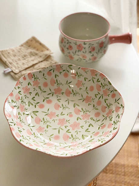 YASUKI Elowen Elegant Floral Design Bowl Set from YASUKI