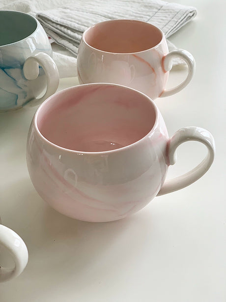 YASUKI Jasper Elegant Nordic Marble Ceramic Cup from YASUKI