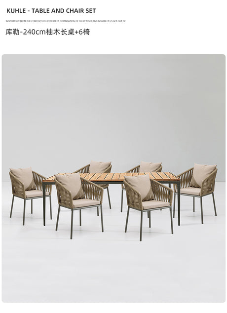 DIME GARDEN Marisol Elegant Rattan Seating Set from DIME GARDEN