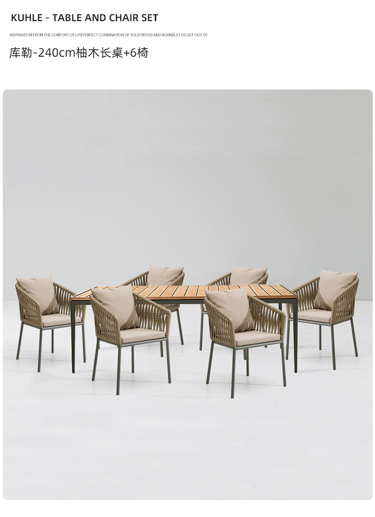 DIME GARDEN Marisol Elegant Rattan Seating Set from DIME GARDEN