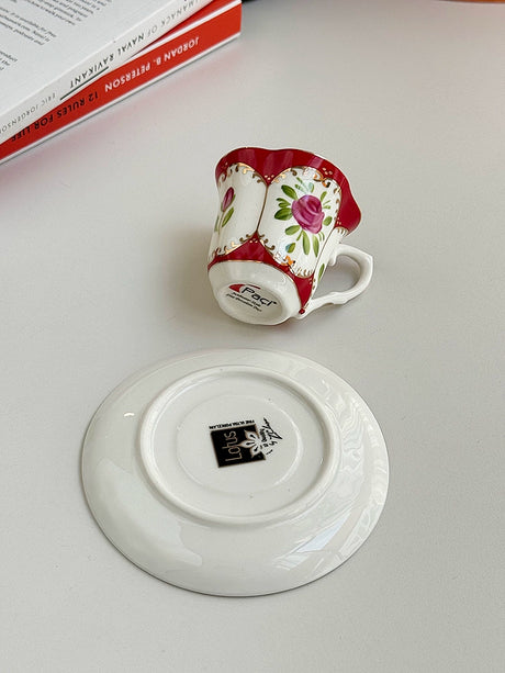 YASUKI Jonathan Vintage Chic Ceramic Tea Cup from YASUKI