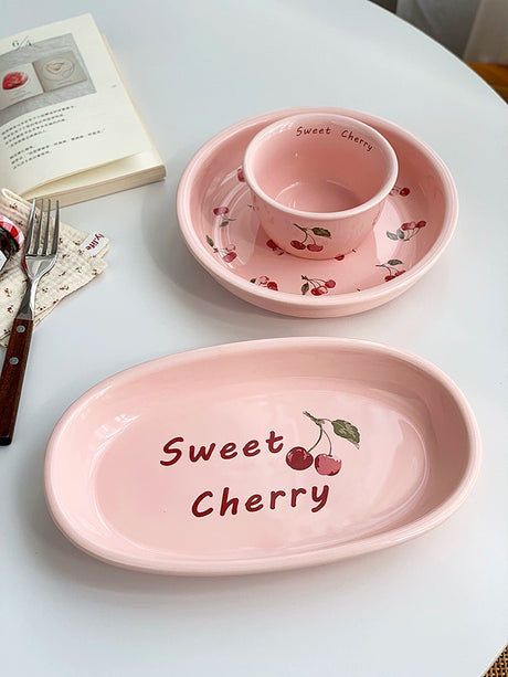 YASUKI Haruto Adorable Pink Bunny Ceramic Bowl from YASUKI