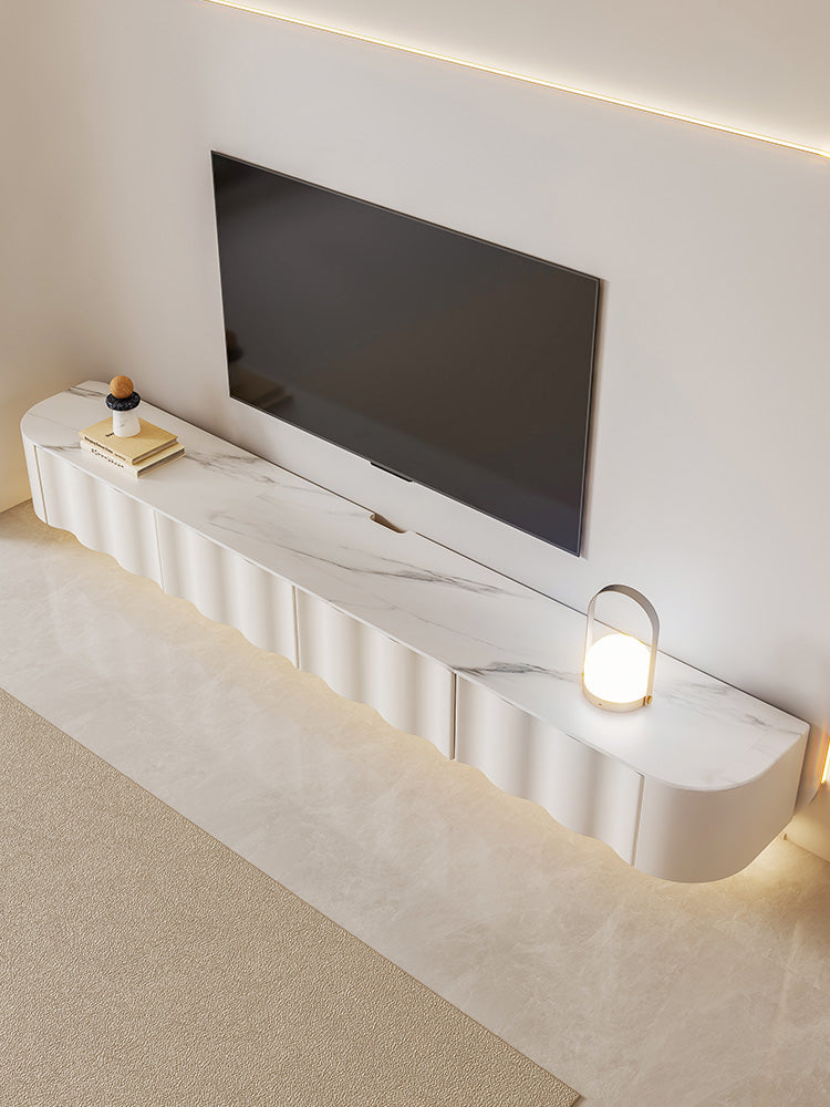 QUANMU Elowen Modern Light Luxury Wall-Mounted TV Cabinet. from QUANMU