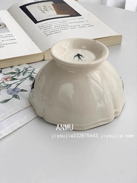 YASUKI Hiroshi Elegant Hand-Painted Ceramic Dish from YASUKI