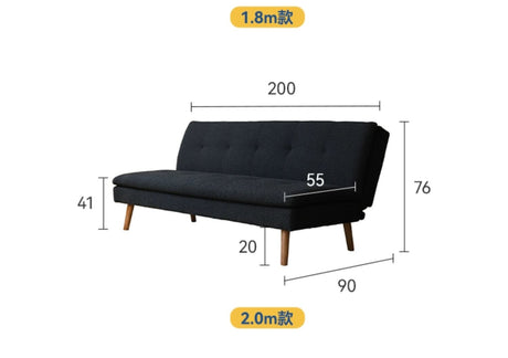 HANKE Sapporo Versatile Solid Wood Sofa Bed from HANKE