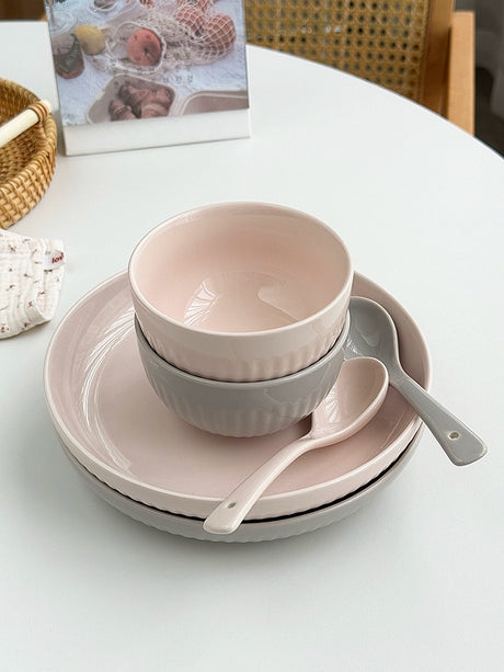 YASUKI Min-Jun Elegant Underglaze Ceramic Tableware Set from YASUKI