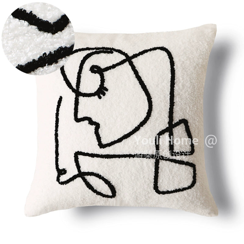 YOULI Oliver Abstract Art Soft Pillow Sleeve from YOULI