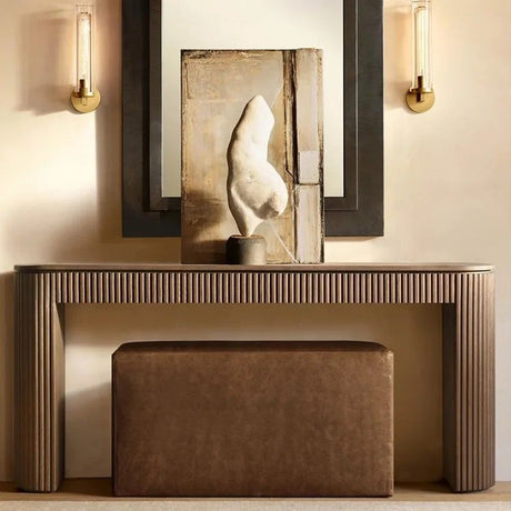 JINYI Xochitl Rustic Solid Wood Accent Table from JINYI