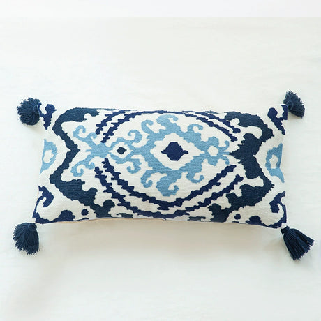 YOULI Arjun Embroidered Boho Ethnic Sofa Pillow from YOULI