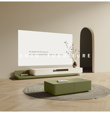KOCU HOME Elowen Chic Solid Wood TV Cabinet from KOCU HOME