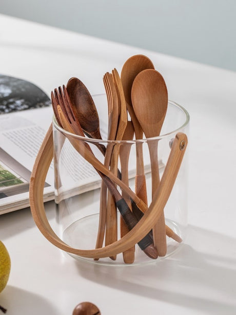 SUCO Islington Elegant Transparent Glass Basket Set from SUCO