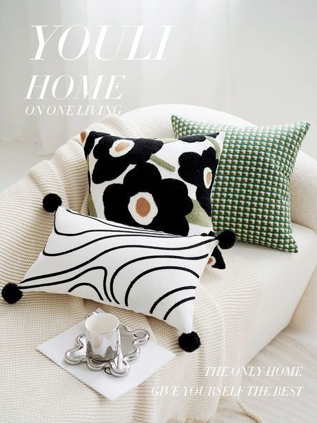 YOULI Arabella Retro Flowered Pillowcase - Light Luxury Style from YOULI