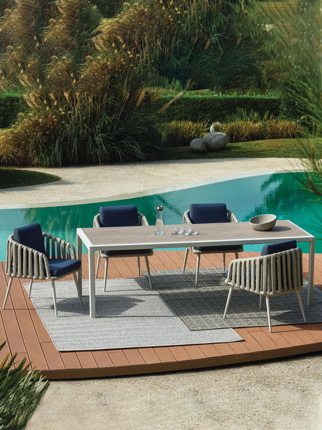 DIME GARDEN Isadora Elegant Rattan Chair & Coffee Table Set from DIME GARDEN
