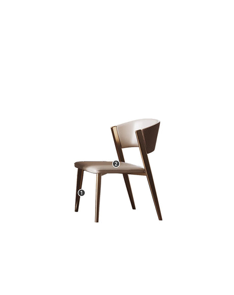 QUANMU Elowen Elegant Retro Backrest Chair from QUANMU