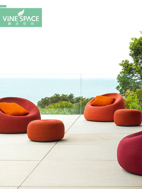 RATTAN SPACE Isolde Light Luxury Balcony Chair from RATTAN SPACE