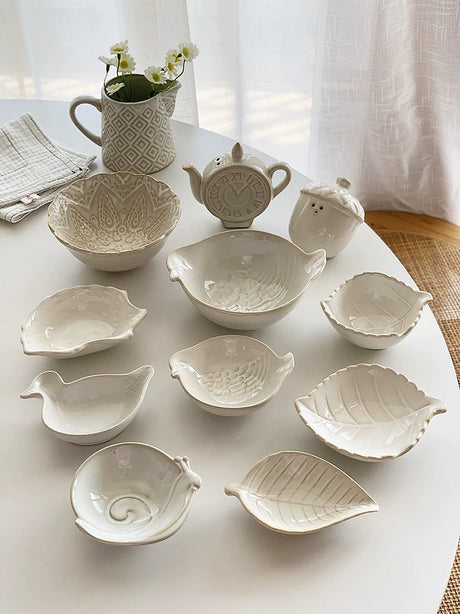 YASUKI Isabella Retro Elegant Ceramic Sauce Bowl from YASUKI