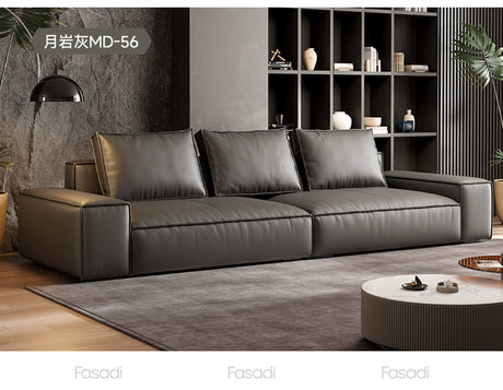 FASATI Leonardo Chic Minimalist Leather Sofa from FASATI