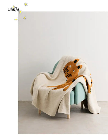 Bored Tiger Throw and Cushion from maija