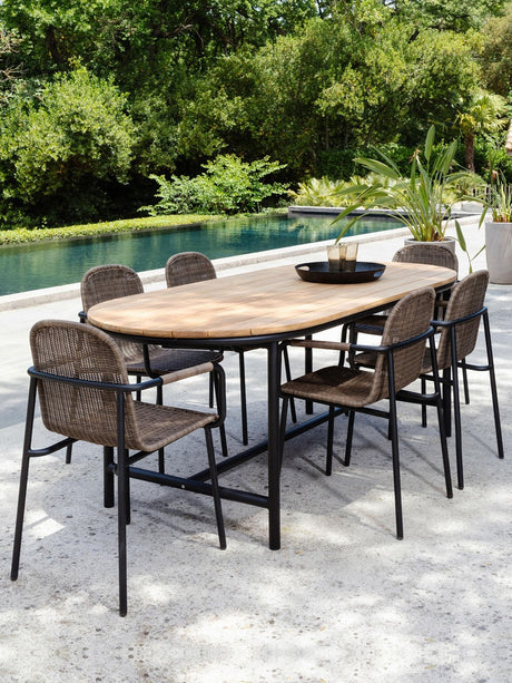 DIME GARDEN Luciana Stylish Rattan 3-Piece Outdoor Set from DIME GARDEN