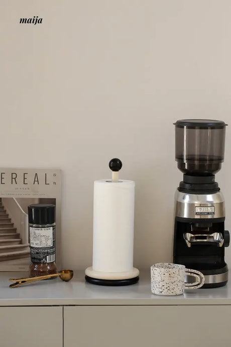 Momo Dot Wooden Kitchen Tissue Holder from maija