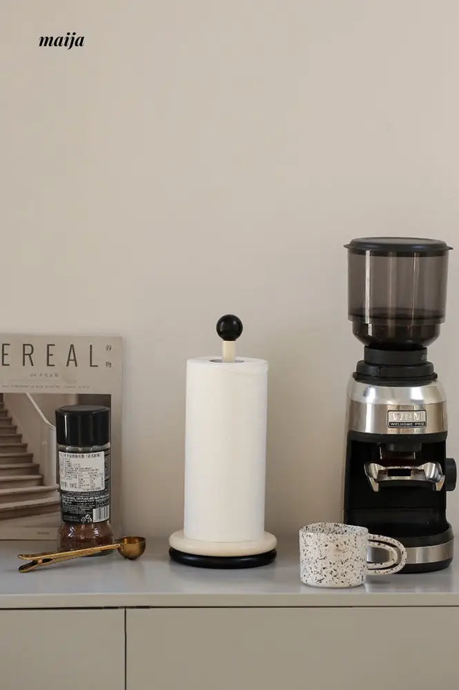 Momo Dot Wooden Kitchen Tissue Holder from maija
