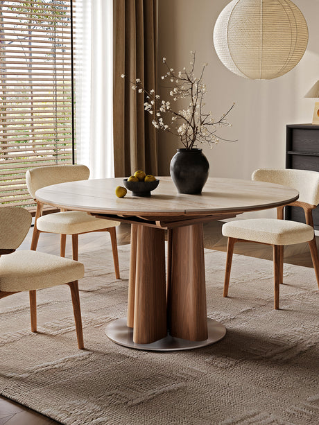 QUANMU Isidore Elegant Dual-Use Foldable Dining Table from QUANMU