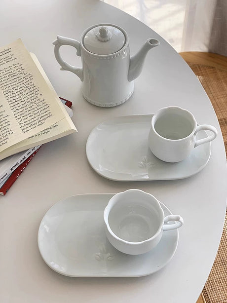YASUKI Elowen Elegant Retro Ceramic Teapot Set from YASUKI
