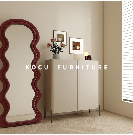 KOCU HOME LORETO Solid Wood Double Door Minimalist Shoecabinet from KOCU HOME