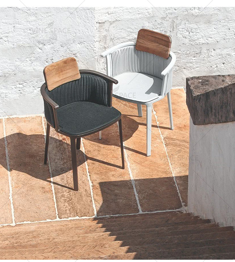 RATTAN SPACE Santiago Waterproof Sun-Resistant Three-Piece Balcony Set from RATTAN SPACE